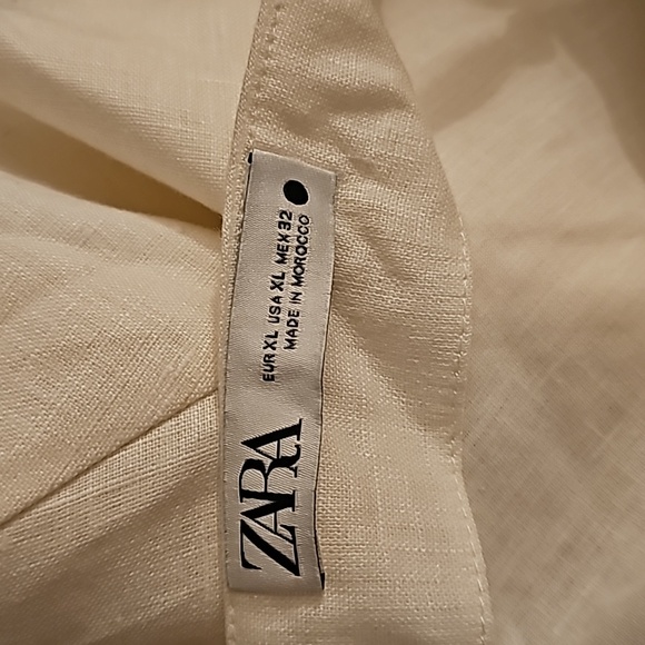 NEW Zara Limited Edition Embroidery Lace and Linen maxi dress - Picture 6 of 7